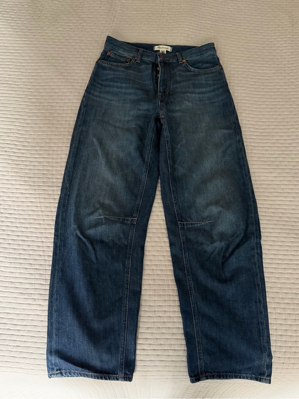 Madewell Tall Darted Barrel Jeans in Irmo Wash